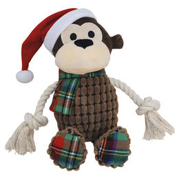 Produktbild von Nobby Xmas Hundespielzeug Affe mit Seilarmen aus Plüsch