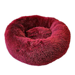 Produktbild von Nobby Xmas Kuschelbett Donut Classic Esla bordeaux, Maße: Ø 50 x 20 cm