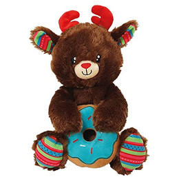 Produktbild von Nobby Xmas Plüsch Elch mit Donut - 32 cm