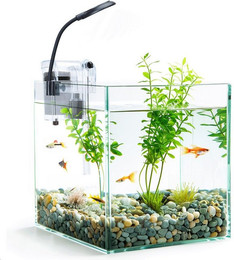 Produktbild von nobleza Aquarien-Set 27L Mini Aquarium Komplettset,