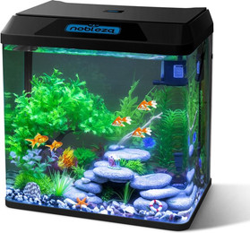 Produktbild von nobleza Aquarien-Set 30L Mini Aquarium Komplettset