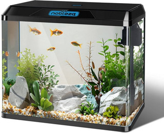 Produktbild von nobleza Aquarien-Set Aquarien-Set mit LED-Beleuchtung & Filtersystem 49.8*29*43.5CM