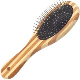 Produktbild von nobleza Bambus Haustierbürste Fellpflegebürste