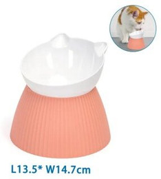 Produktbild von nobleza – Erhöhter Katzennapf rosa