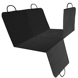 Produktbild von Nobleza Hund Autositzbezug wasserdichte Hängemattenhülle 147x145cm schwarz