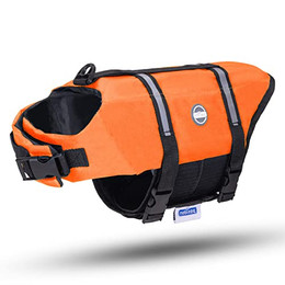 Produktbild von nobleza Hunde Schwimmweste orange L