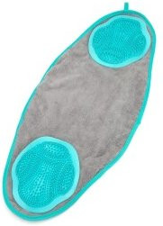 Produktbild von nobleza Hundehandtuch Frottee mit integrierten Reinigungshandschuhen