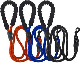 Produktbild von nobleza Hundeleine Seil 1,50m schwarz - 1,5 m