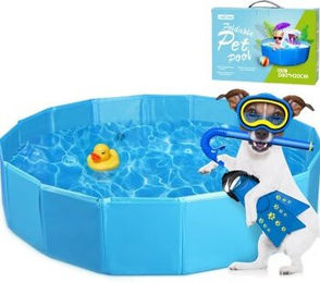nobleza Hundepool Planschbecken blau 80 cm - 80 cm – Bild 1 von 3
