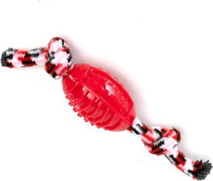 Produktbild von nobleza Hundespielzeug Zerrseil mit Kauball