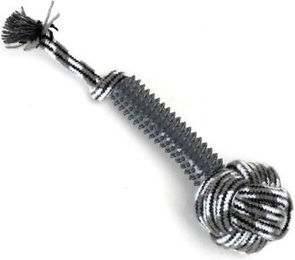 nobleza Hundespielzeug – Zerrseil mit Kaustab, robust & zahnfreundlich, in 3 Farben schwarz – Bild 1 von 3