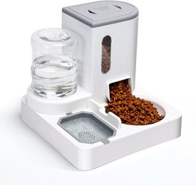 Produktbild von nobleza Katzen-Futterspender 2-in-1 mit automatischer Tränke