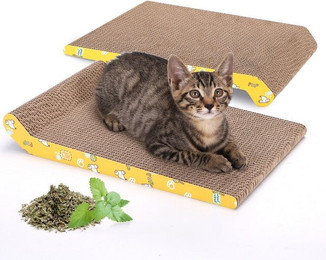 Produktbild von nobleza Kratzbrett 2 Stücke katzen kratzbrett mit Minze