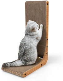 Produktbild von nobleza Kratzbrett Katzen L-förmig 60 cm