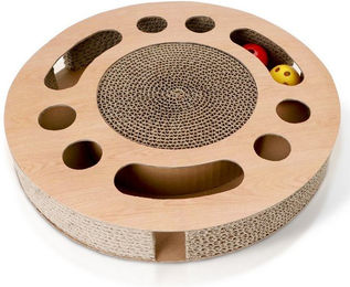 Produktbild von nobleza Kratzpappe Katzen kratzbrett mit Minze Katzenspielzeug Interaktives