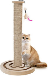 Produktbild von nobleza Kratzsäule 3 in 1 Interaktives Katzenspielzeug Katze Sisal Seil Massierender