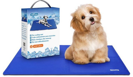 Produktbild von Nobleza Kühlmatte für Hunde und Katzen Selbstkühlend 65x50 cm Blau - 1 Stk.