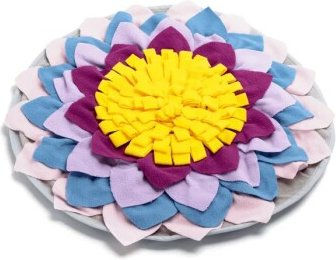 Nobleza Schnüffelteppich rund 50 cm Rot – Bild 1 von 3