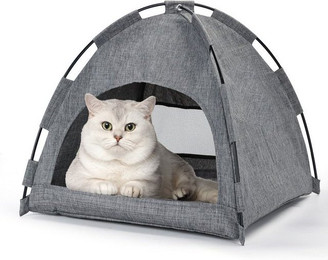 Produktbild von nobleza Tierbett Faltbares Katzenhaus 2-in-1