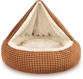 nobleza Tierbett Katzenbett mit Decke, Rundes Waschbares Hundebett – Bild 1 von 5