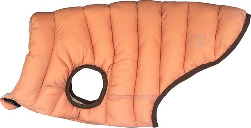 Produktbild von Nomad Tales Bloom Hundemantel Puffer, orange/beige - ca. 35 cm Rückenlänge