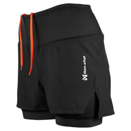 Produktbild von Non-stop dogwear Damen Shorts 2-in-1 CaniX Twin Shorts schwarz