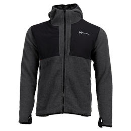 Non-stop dogwear Herren Kapuzenjacke Hoodie FZ schwarz/grau – Bild 1 von 8