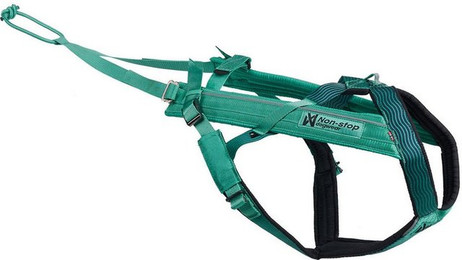 Produktbild von Non-stop dogwear Hunde-Powergeschirr FREEMOTION Harness 5.0 Aqua, verstellbares Hundezuggeschirr, neu Farbe AQUA