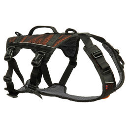 Non-stop dogwear Hundegeschirr Rock Harness Long schwarz/orange Gr. L – Bild 1 von 8