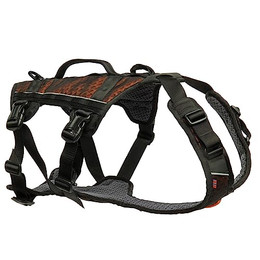Produktbild von Non-stop dogwear Hundegeschirr Rock Harness Long schwarz/orange Gr. M
