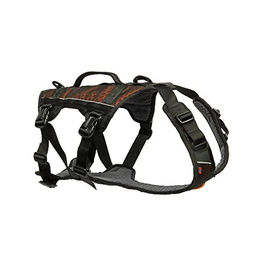 Non-stop dogwear Hundegeschirr Rock Harness Long schwarz/orange, Gr. XS – Bild 1 von 8