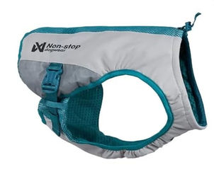 Produktbild von Non-stop dogwear Kühlweste Cooling Vest hellgrau/blau Größe XL