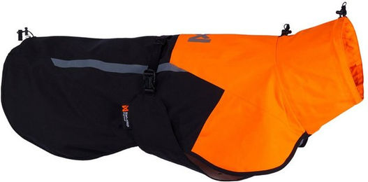Non-stop dogwear Regenmantel Fjord Raincoat 2.0 schwarz/orange – Bild 1 von 5