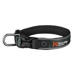 Non-stop dogwear ROAM Collar gepolstertes Hundehalsband grün – Bild 1 von 8