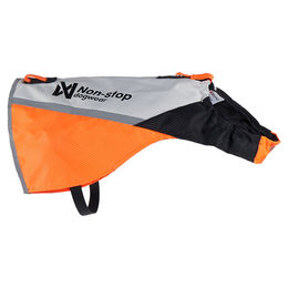 Produktbild von Non-stop dogwear Sicherheitsweste Protector Cover 2.0 weiß/schwarz/orange, Größe: M