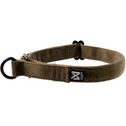 Non-Stop Dogwear Solides verstellbares Hundehalsband WD Oliv – Bild 1 von 8