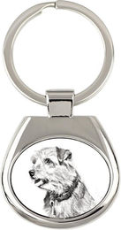 Produktbild von Norfolk Terrier - keychain with a dog, keychain with a print, personalized pendant from the Art-Dog brand silber