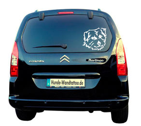Produktbild von Norfolk Terrier Kopf Auto Wohnmobil Aufkleber
