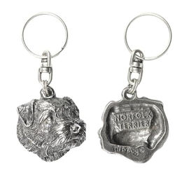 Norfolk Terrier Silber Anhänger Hundeschmuck – Bild 1 von 5