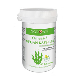 Produktbild von NORSAN Omega-3 Vegan Kapseln - 80 Stk.