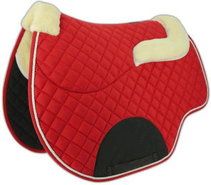 Norton Matte Sattelunterlage mit Stoßdämpfer Rot – Bild 1 von 5