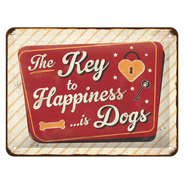 Produktbild von Nostalgic-Art Blechschild Key to Happiness