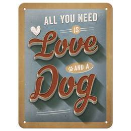 Produktbild von Nostalgic-Art Blechschild Love Dog