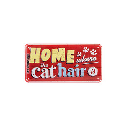 Produktbild von Nostalgic-Art Hängeschild Home is where the cat hair is