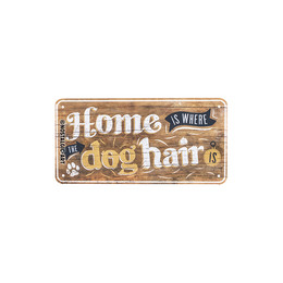 Produktbild von Nostalgic-Art Hängeschild Home is where the dog hair is