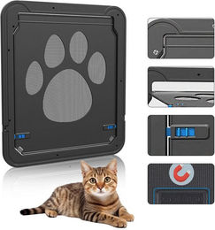 Novzep Haustierklappe Haustierklappe Fliegengitter Fliegengitterfür Abschließbar Haustiertür – Bild 1 von 5