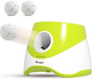 Produktbild von Novzep Tier-Intelligenzspielzeug Automatischer Ballwerfer Interaktive Ballwurfmaschine mit 3 Bälle, (1-tlg) 3 Distanzen 6m/10 m/14m für kleine mittlere Hunde