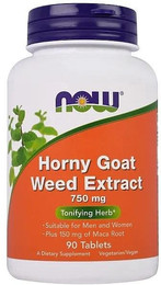 Produktbild von Now Foods HORNY GOAT WEED 750 MG, 90 TABLETTEN