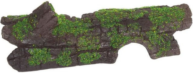 Nuber GmbH Zool. Großhandlung Aquariendeko Dekofigur Aquarium Baumstamm mit Moos ca.19x10x6 cm – Bild 1 von 2