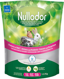 Produktbild von Nullodor Silikatstreu für Katzen und Kleintiere - 2 x 1,5 kg